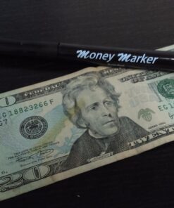 Money Marker (5 Counterfeit Pens) - Counterfeit Bill Detector Pen with Upgraded Chisel Tip - Detect Fake Counterfit Bills, Universal False Currency Pen Detector Pack 1 32 71Fh9Lj6dAL