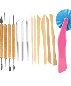 Sculpt Pro Pottery Tool Starter Kit - 15-Piece 26-Tool Beginner's Clay Ceramics Modeling Carving Sculpting Set -Arts and Crafts School Project, w Carrying Case, Birthday Gift for Kids 1 35 71FhJwIjLGL