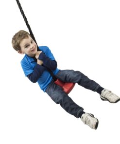 Squirrel Products Heavy Duty Plastic Tree Swing - Disc Rope Swing with Leg Protectors - Additions & Replacements - Outdoor Play Equipment - Blue 10 71FhhQg9pHL
