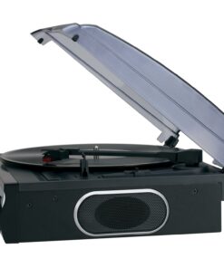 Jensen JTA-230 3 Speed Stereo Turntable with Built in Speakers, Aux in, Vinyl to MP3 Converting/Encoding Classic 23 71FhwyKG7IL