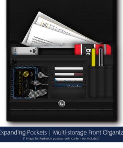 iQ Plus Premium 7 Pocket Fabric Expanding Folder, 13 x 10 Inches, Color Will Vary (34107) 9 71FiD4kn8PL