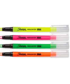 Alternative view of SHARPIE Clear View Highlighter Stick, Assorted, 4/Pack (1950749) 4-Pack