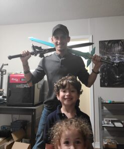 Sword Art Online Kirito Kirigaya Dark Repulsor Elucidator Foam LARP Sword Set 29 71Fio4asdmL