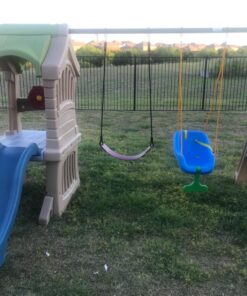 Step2 Play Up Gym Set for Kids, Outdoor Swing Set, Backyard Slide, Swings, Playhouse, & Crawl Space, Two Tier, Easy Set Up, Toddlers Ages 3-6 Years Old 37 71Fir4QigHL