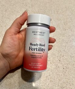 Ready Bird Women's Fertility Vitamins, Conception Supplement & Prenatal Multivitamin for Women, Methylfolate (Folic Acid), Whole Food Herbal Blend, Vegan, Includes Bonus Tips to Get Pregnant, 30 Ct 30 Count (Pack of 1) 41 71FjOIXFWBL 1