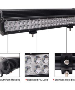 Senlips Light Bar 22" 144W Led Light Bar Spot Flood Combo Waterproof, Off Road Led Bar Led Driving Lights ATV Trucks Jeeps Lamp with Mounting Bracket for Boat Car Vehicle Accessories 14 71FjgMCiJsL