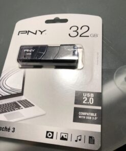 PNY Attache USB 2.0 Flash Drive, 32GB/ BLACK (P-FD32GATT03-GE) 32 71FjjPgYXzL