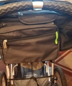 Ethan & Emma Universal Stroller Organizer - Elevate Your Experience w/Insulated Cup Holders, Diaper Storage, Secure Straps, Detachable Bag, Pockets for Phone, Keys, Toys. Smart Parenting Black 69 71FkQs8xGWL