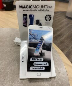 Scosche MPDB MagicMount Pro Magnetic Car Phone Holder - Magnetic Phone Mount for Car Dashboard, Desk, & Flat Surfaces - 360 Degree Adjustable Head - Universal Dash Mount for All Cell Phones & Tablets 1 Pack 41 71FkayV71kL