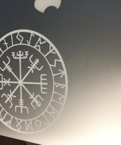 Viking Compass Asatru Rune Vegvisir Talisman Heathen Vinyl Decal Sticker Car Window Wall Notebook Laptop Sticker Decal 5 71FkcqkioGL