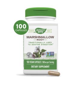 Nature's Way Premium Herbal Marshmallow Root 960 mg per serving 100 VCaps 20 71Fkn6LLmGL