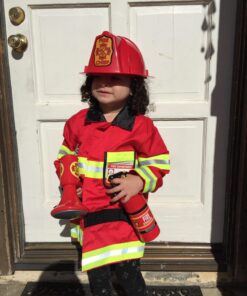 Melissa & Doug Fire Chief Role Play Costume Dress-Up Set (6 pcs) Standard Packaging 43 71FknHoYguL 1