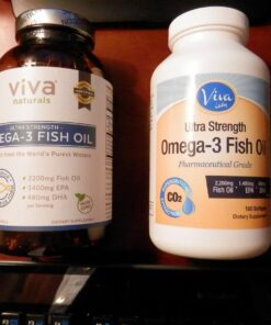 Triple Strength Omega 3 Fish Oil Supplement - 2200mg per Serving, Fatty Acid Supplements with EPA DHA & Omega3 - Re-Esterified Triglyceride for Increased Absorption - 180 Count 180 Count (Pack of 1) 81 71FlG7SiSVL 1