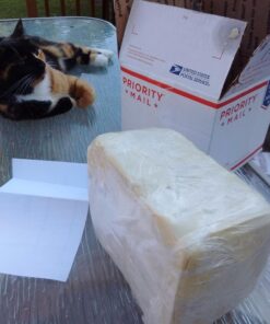 SmellGood Raw Unrefined Ivory Shea Butter TOP Grade From Ghana 5 lbs- SOFT 5 Pound (Pack of 1) 40 71FlPk 6LSL