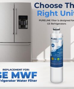Pureline + DA29-00020B Samsung Water Filter da29-00020b Replacement, Replacement for DA29-00020A/B, HAF-CIN/EXP, HAF-CIN,DA97-08006A, Kenmore 46-9101, 469101, 9101, 4609101000, Refrigerator Filter 25 71FlwcOzL