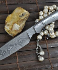 Perkin - Beautiful Custom Handmade - Camping Knife with Sheath 15 71FniUQAO L
