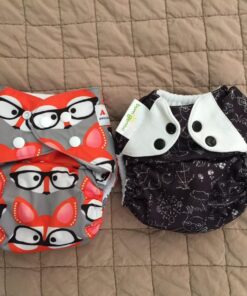 ALVABABY Baby Cloth Diapers 6 Pack with 12 Inserts One Size Adjustable Washable Reusable for Baby Girls and Boys 6DM26 04 Boy Color 26 39 71FppVJUCIL