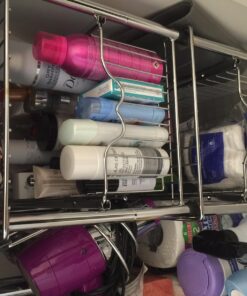 DecoBros Stackable Under Sink Cabinet Sliding Basket Organizer Drawer,Chrome Chrome 36 71FqJ9WzQzL