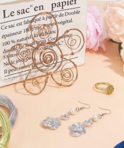 PH PandaHall 650 Feet Colored Aluminum Wire 20 Gauge Jewelry Wire 10 Colors Craft Wire Thin Hobby Wire Bendable Metal Craft Wire Jewelry Beading Wire for Sculpture Floral Arrangement Project 20 Gauge (0.8mm) 10 Colors- 65 Feet 2 37 71FqidmKqSL