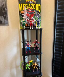 FURINNO Turn-N-Tube 5-Tier Corner Square Rack Display Shelf, Round, Espresso/Black Round Tube 31 71FqtE6 CSL