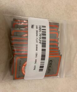 100 ORGAN FLAT SHANK 15X1 HAX1 HOME SEWING MACHINE NEEDLES - SIZE #90/14 10 71FrOTaX0cL