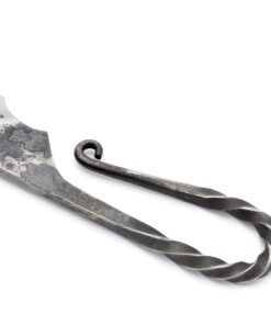 Norse Tradesman Handforged Viking Knife With Twisted Hilt Design & Leather Sheath - 5" Carbon Steel Blade Twist 11 71FrfOmiw5L