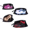 YAMIU Travel Shoe Bags Set of 4 Waterproof Nylon with Zipper for Men & Women, Black 4 Pack - Black 34 71FsEUFT1jL