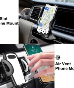 Alternative view of CD Slot Car Phone Mount, Universal CD Slot & Air Vent Phone Holder Hands-Free CD Player Car Cradle Vehicle Mount for iPhone 14 13 12 11 Pro Max XS XR SE Galaxy S23 S22 S21 S20 S10 Android Phones CD Slot Car Phone Holder