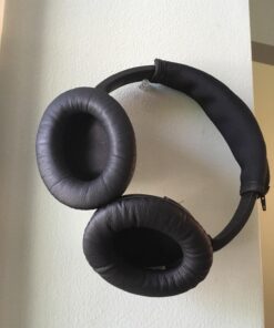 Geekria Flex Fabric Headband Cover Compatible with Bose QuietComfort 2, QuietComfort 15, QC2, QC15 Headphones, Head Cushion Pad Protector, Replacement Repair Part, Easy DIY Installation (Black) Black 53 71FsP7r5kJL