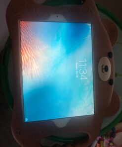 pzoz Case Compatible for iPad Mini 1/2/3/4 Case for Kids Shockproof Silicone Handle Stand Proof Boys Bear Cover for Apple iPad Mini 1st Generation Gen 7.9'' 1 2 3 4 (Brown) Brown 22 71FsaSk0n2L