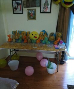 Emoji Plastic Tablecloth, 84" x 54" 3 71FsbJ136fL