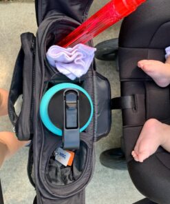Ethan & Emma Universal Stroller Organizer - Elevate Your Experience w/Insulated Cup Holders, Diaper Storage, Secure Straps, Detachable Bag, Pockets for Phone, Keys, Toys. Smart Parenting Black 63 71FsrJ2 g L