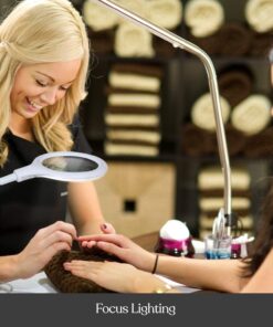 Brightech LightView Flex Magnifying Desk Lamp, 1.75X Light Magnifier, Adjustable Magnifying Glass with Light for Crafts, Reading, Close Work White 34 71FtAKMj94L