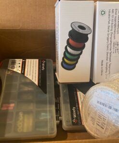 Wirefy Heat Shrink Wire Connectors Kit - Marine Grade Electrical Connectors - Automotive Butt Connectors - Insulated Ring, Spade, Fork, Hook Crimp Terminals - 22-10 Gauge - 270 PCS 270 pieces kit 35 71FtIR2tVL