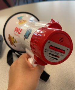 Pyle Portable Bullhorn Megaphone Speaker with Built-in Siren & Voice Recorder - 30W Power, 800 Yard Range - Great for Football, Soccer, Baseball, Hockey, Basketball, Cheerleading and More 25 71Funpbe1PL