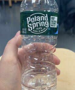 Poland Spring Brand 100% Natural Spring Water, 16.9 oz Plastic Bottles (Pack of 24) No flavor 16.91 Fl Oz (Pack of 24) 26 71FvZr3DVVL