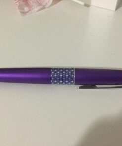 PILOT MR Retro Pop Collection Fountain Pen in Gift Box, Purple Barrel with Elipse Accent, Fine Point Stainless Steel Nib, Refillable Black Ink (91434) Indigo/Ellipse Fine Nib 23 71FvzpieatL