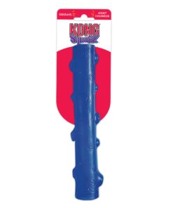 KONG - Squeezz Stick - Strong Squeaky Dog Toy, Squeaks even if punctured - For Large Dogs (Assorted Colors) 21 71FyDJHe43L