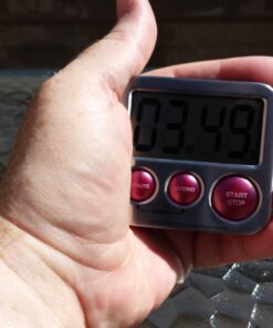 Elegant Digital Kitchen Timer Stainless Steel - Plumberry - Strong Magnetic Back - Kickstand - Loud Alarm - Large Display - Auto Memory - Auto Shut-Off - Model eT-24 (Plumberry) by eTradewinds 27 71G1uN8VKmL