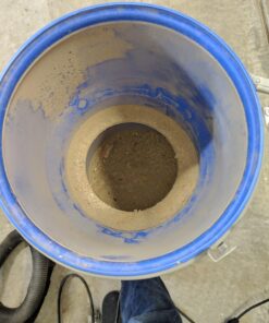 Eagle 14 Gallon High Density Polyethylene Lab Pack Barrel Drum with Metal Lever-lock Lid, 26.5" Height, 15" Diameter, Blue, 1610MB 54 71G22xcKY2L