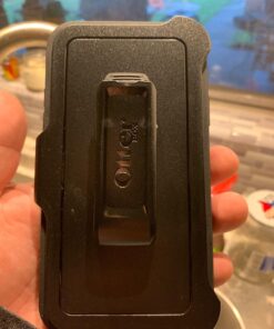 OtterBox iPhone XR Defender Series Case - BLACK, rugged & durable, with port protection, includes holster clip kickstand 57 71G2QdtJczL