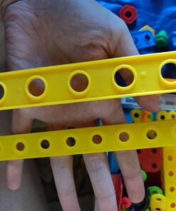 Brickyard Building Blocks STEM Toys - Educational Building Toys for Kids Ages 4-8 with 163 Pieces, Tools, Design Guide and Toy Storage Box, Gift for Boys & Girls 163 Piece 38 71G2TxabcsL 1