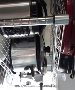 Amazon Basics 5-Shelf Medium Adjustable, Heavy Duty Storage Shelving Unit on 4'' Wheel Casters, Metal Organizer Wire Rack, Chrome, 30" L x 14" W x 64.8" H With Wheels 40 71G2iC0OZxL