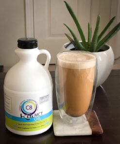 LifeSense C8 MCT Oil Keto Friendly - Caprylic Acid Triglycerides Sourced from Coconut Oil, proven in 2022 clinical trial to increase betahydroxybutyrate (BHB), Made in USA by PhD Nutrition, 32 oz 21 71G33pORW9L