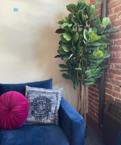 Nearly Natural 6ft Fiddle Leaf Fig Artificial Trees, 72in, Green 72 in 41 71G3bDic2YL