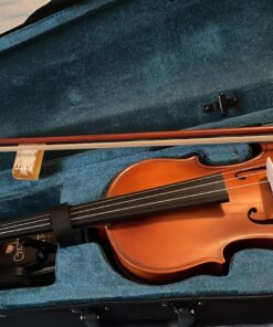Mendini By Cecilio Violin For Beginners, Kids & Adults - Beginner Kit For Student w/Hard Case, Rosin, Bow - Starter Violins, Wooden Stringed Musical Instruments 4/4 MV300 Antique 48 71G3n3yihKL