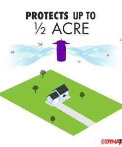 DynaTrap DT1050SR Mosquito & Flying Insect Trap – Kills Mosquitoes, Flies, Wasps, Gnats, & Other Flying Insects – Protects up to 1/2 Acre 27 71G3wAXFiAL