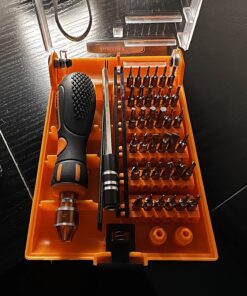 Screwdriver Set By JAKEMY, 43 in 1 Precision Screwdriver Kit Magnetic Replaceable Bits Repair Tool Kit Opening Tool and Tweezer for phone Cellphone PC Electronics Jm-8153+ 43 in 1 47 71G4PPlhVsL