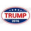*Oval Car Magnet* Trump Bumper Sticker Magnet O131