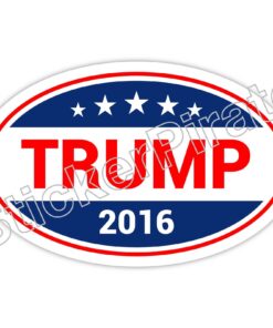 *Oval Car Magnet* Trump Bumper Sticker Magnet O131